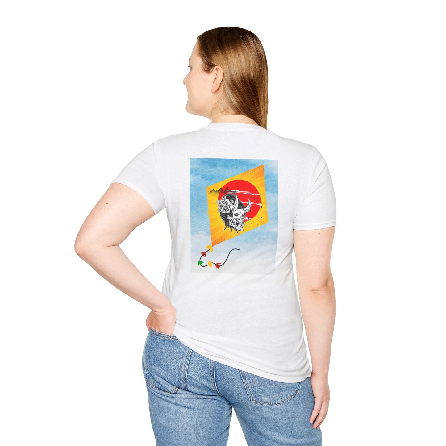 Asian Mask Kite T-Shirt