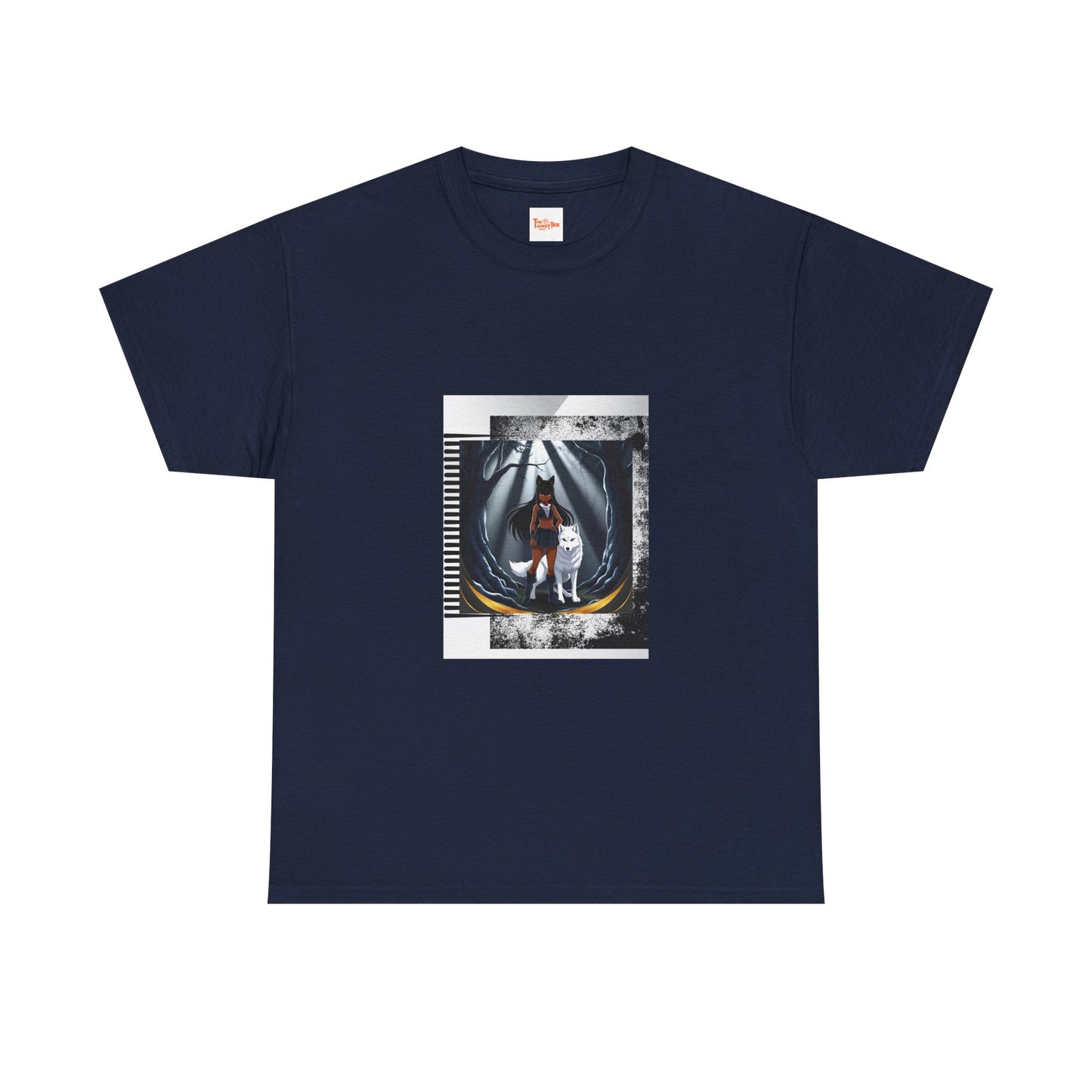 Anime Girl Wolf Tee