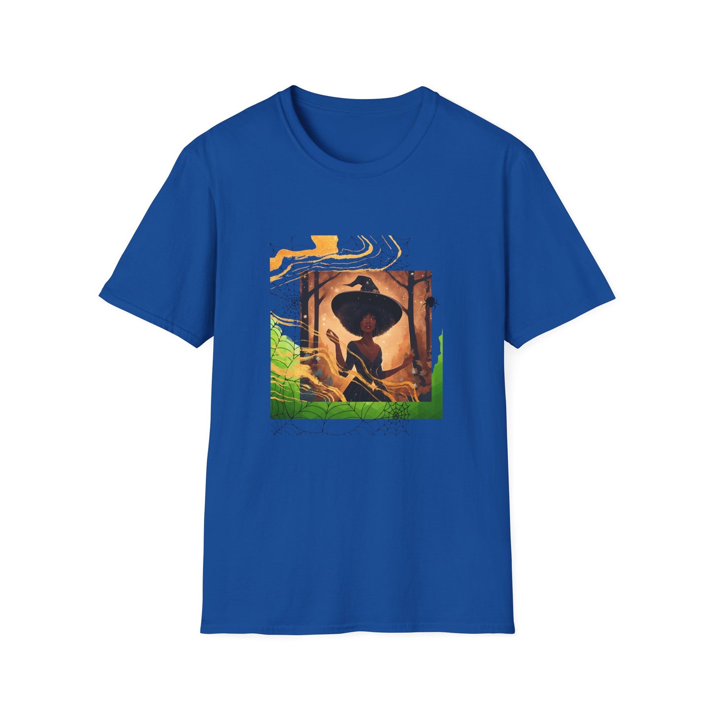 Black Spider Witch Unisex T-Shirt