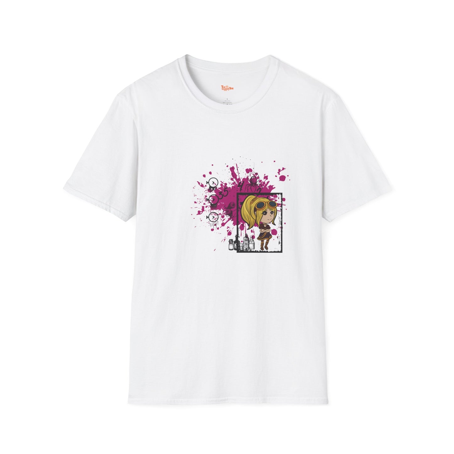 Steampunk Girl Softstyle T-Shirt