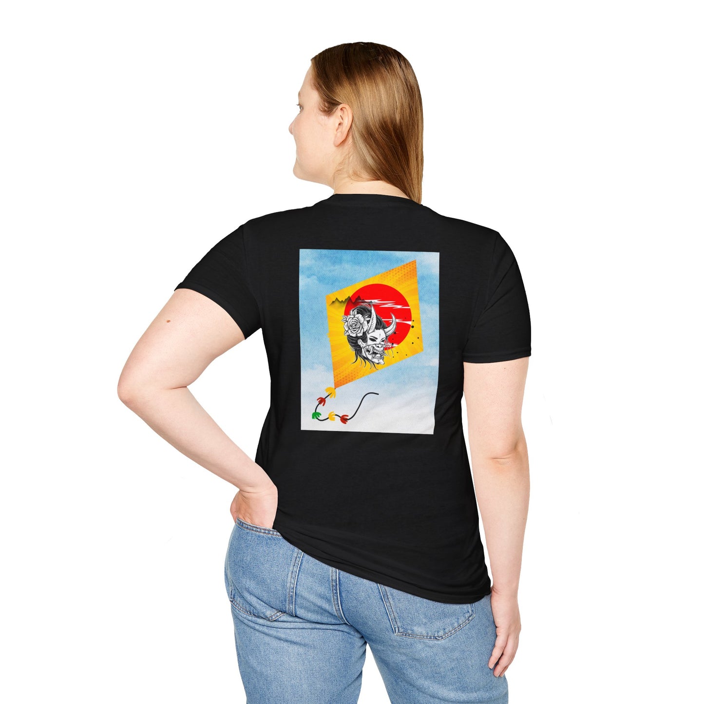 Asian Mask Kite T-Shirt