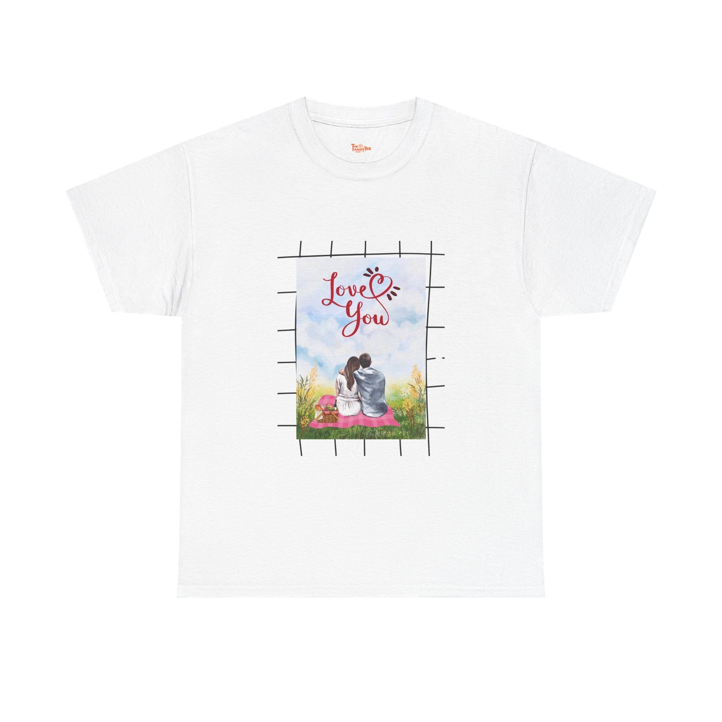 Love You Couple Picnic Tee