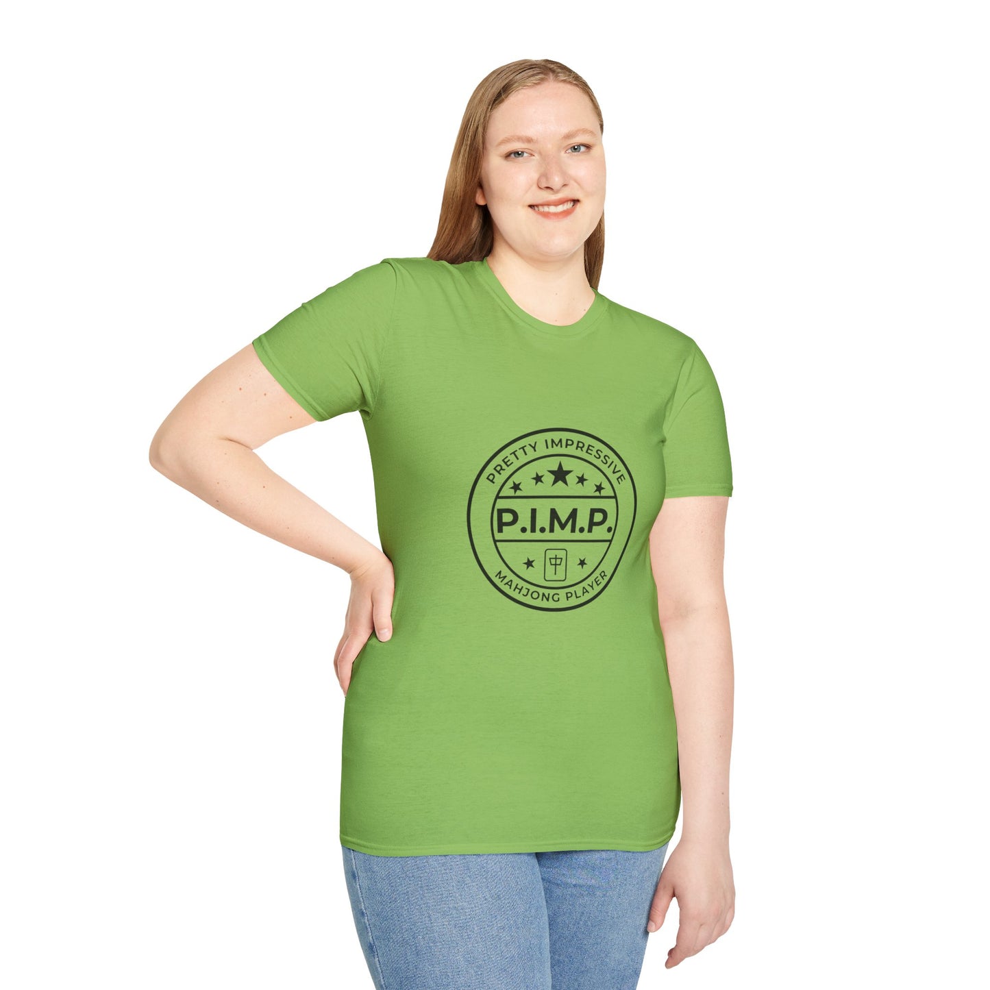 Mahjong Player Unisex Softstyle T-Shirt