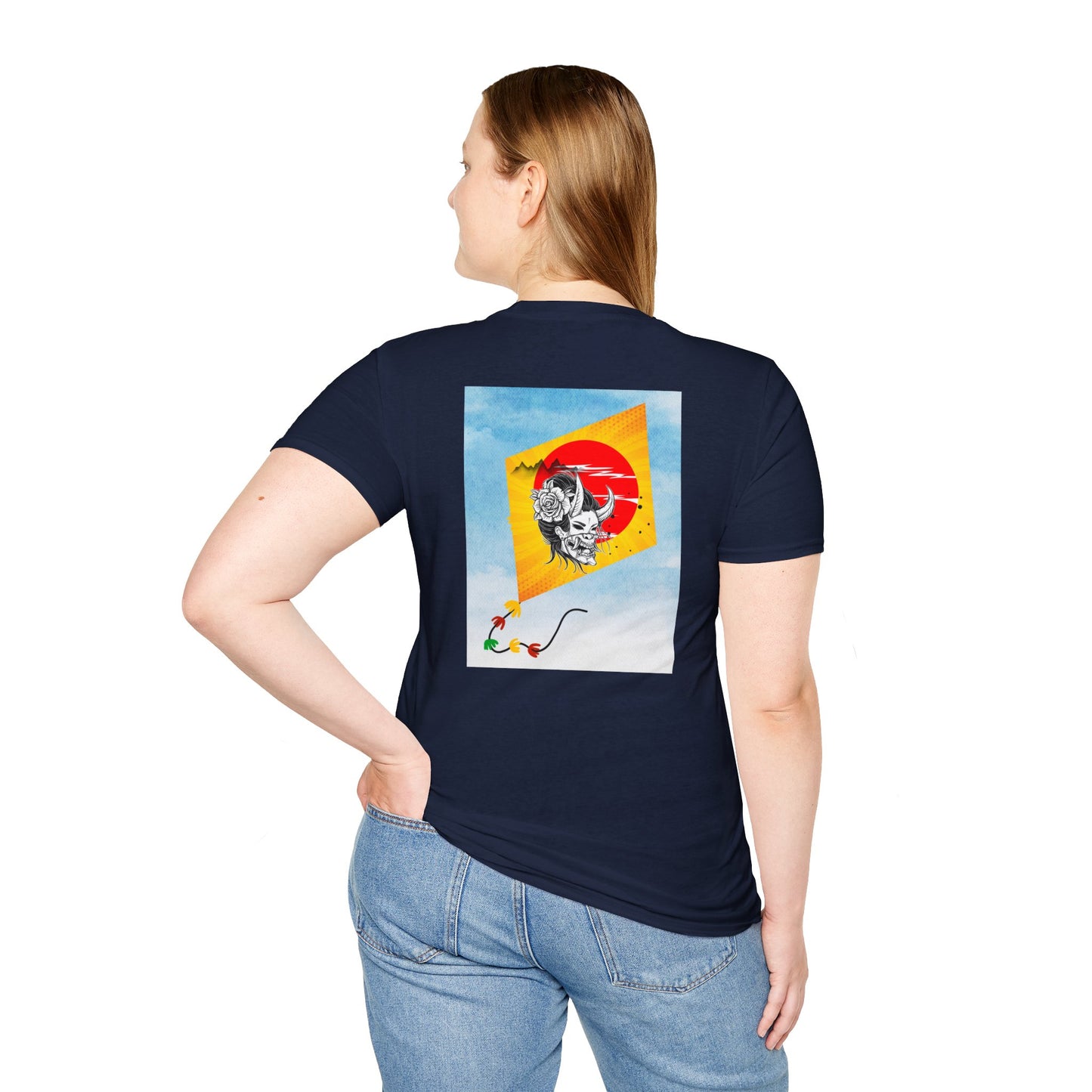 Asian Mask Kite T-Shirt