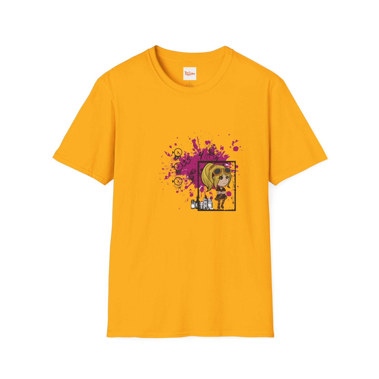 Steampunk Girl Softstyle T-Shirt