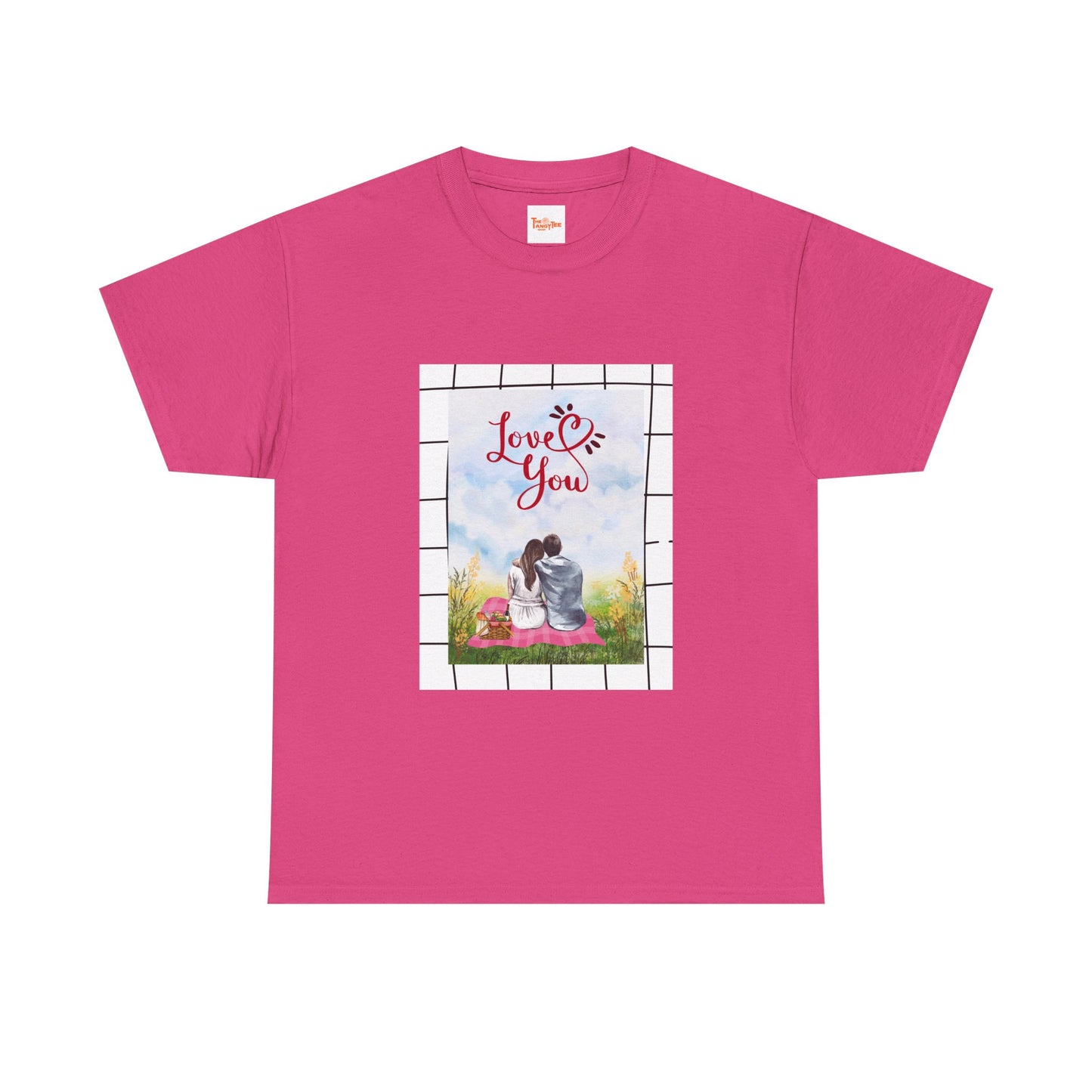 Love You Couple Picnic Tee