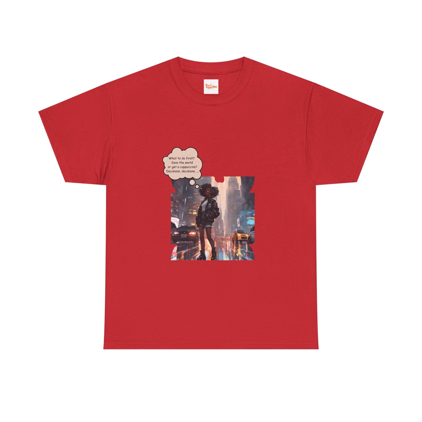 Anime Girl Save the World Tee