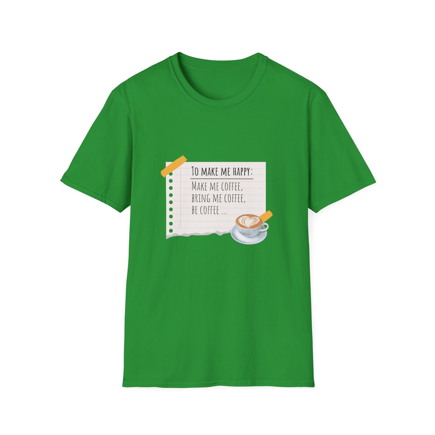 Coffee Makes Happy Unisex T-Shirt