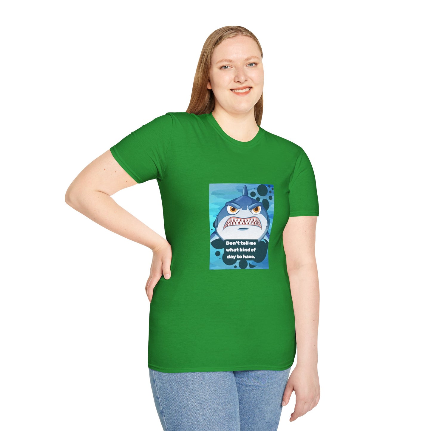 Attitude Shark Graphic Unisex T-Shirt