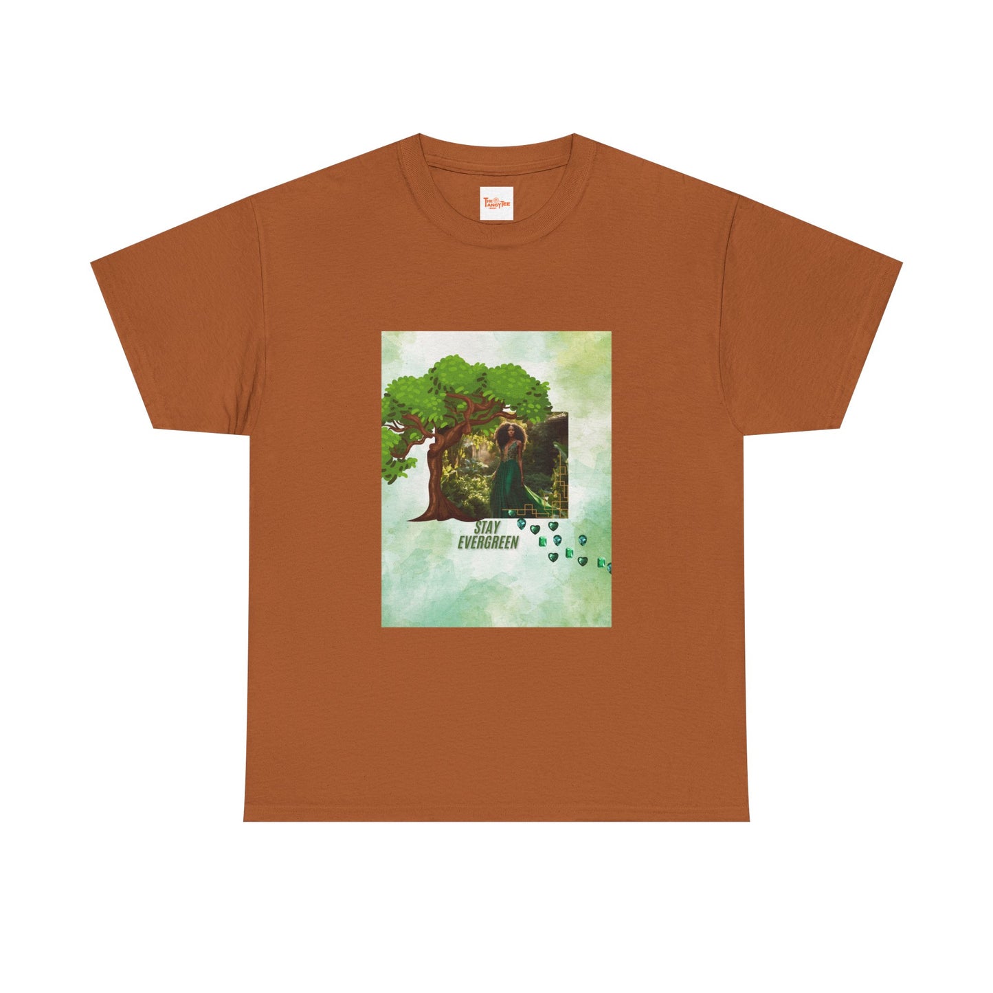 Evergreen Black Woman Tee