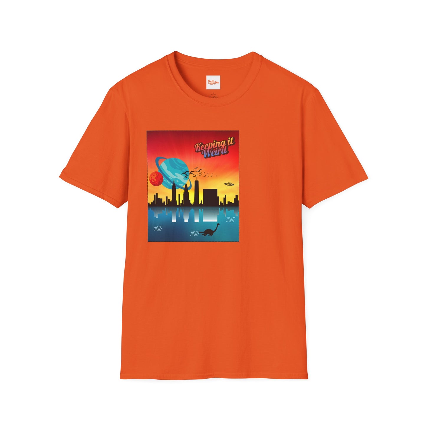 Alien City Skyline Unisex T-Shirt