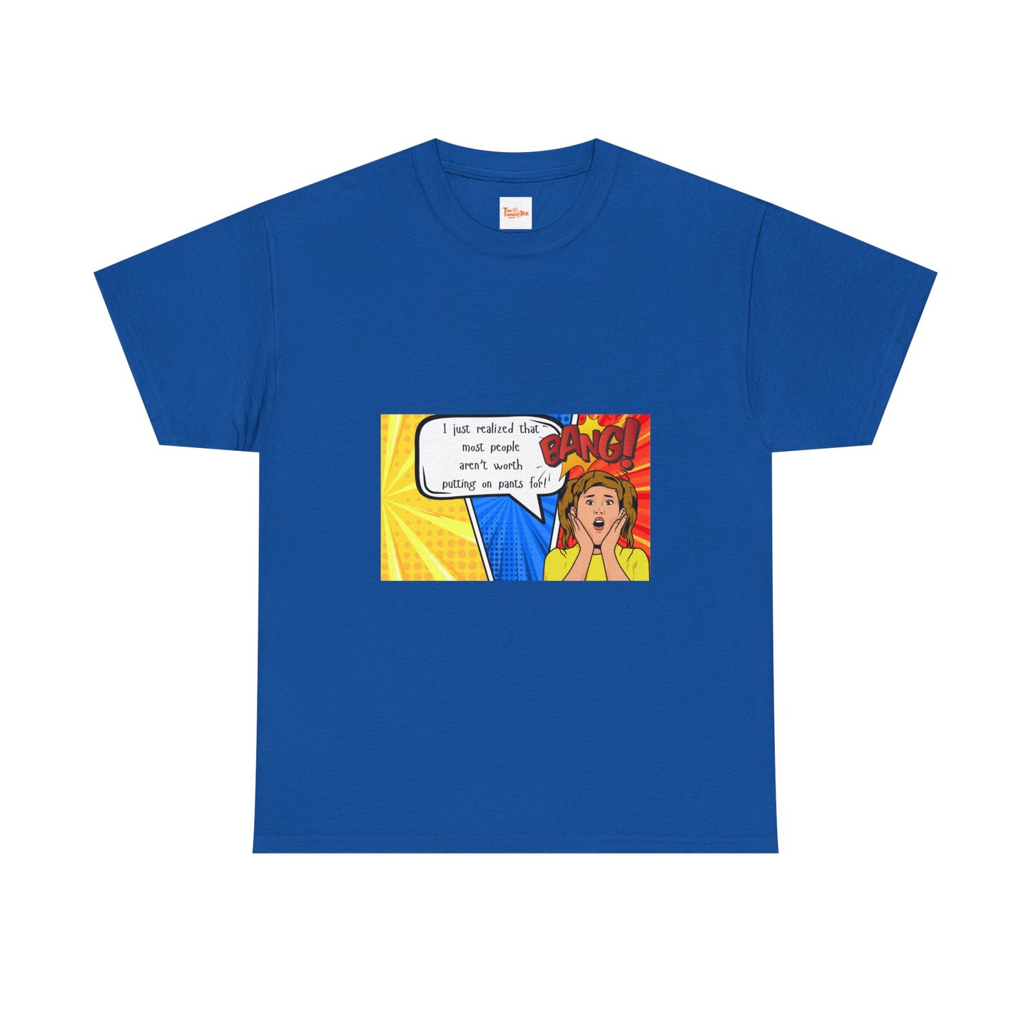 Shocked Girl Unisex Tee - I Just Realized Graphic