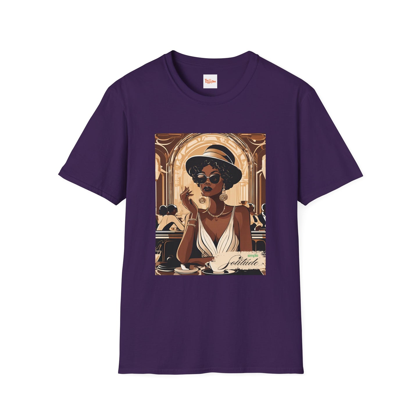 Art Deco Simple Solitude - Graphic Tee