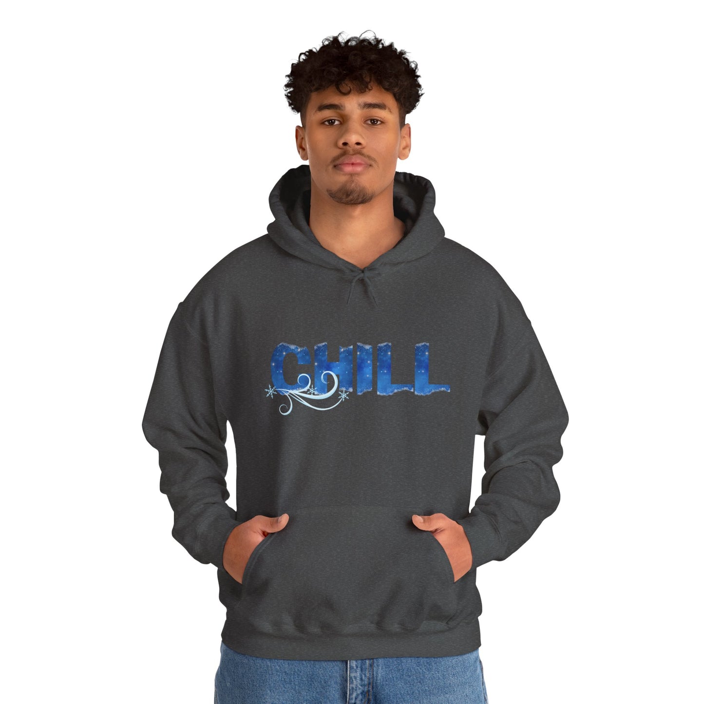 Chill Snowy Letters Hoodie