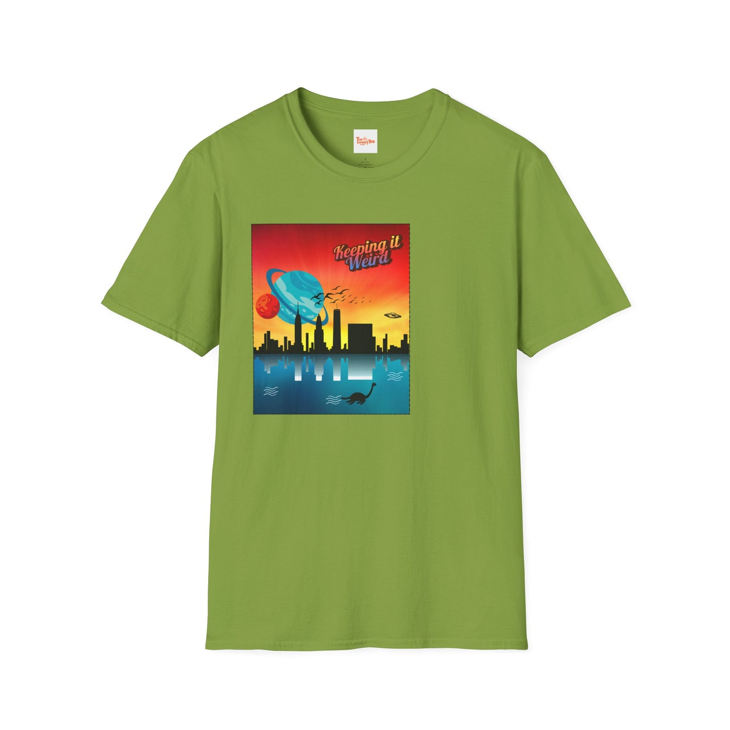 Alien City Skyline Unisex T-Shirt
