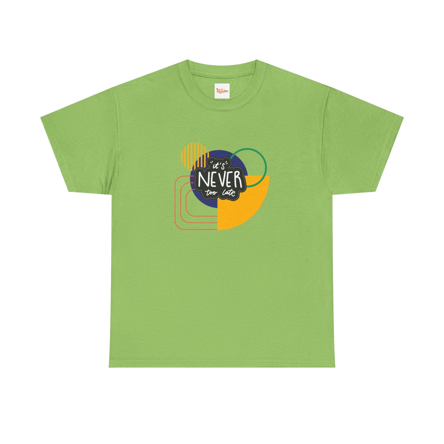 Graphic Tee - It's Never Too Late Retro Design