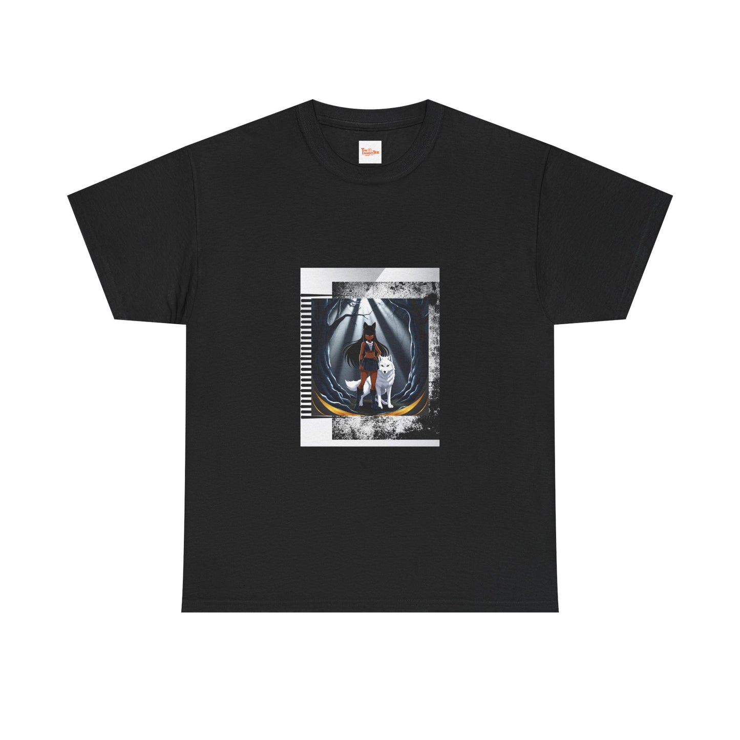 Anime Girl Wolf Tee