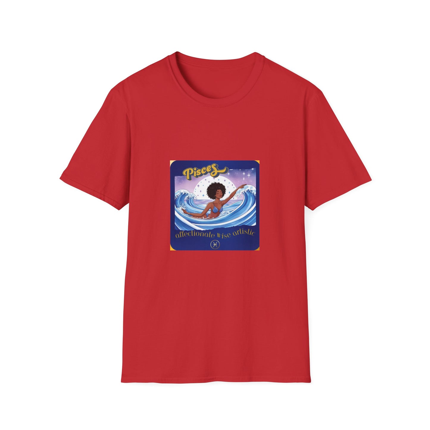 Pisces Woman Ocean Graphic T-Shirt