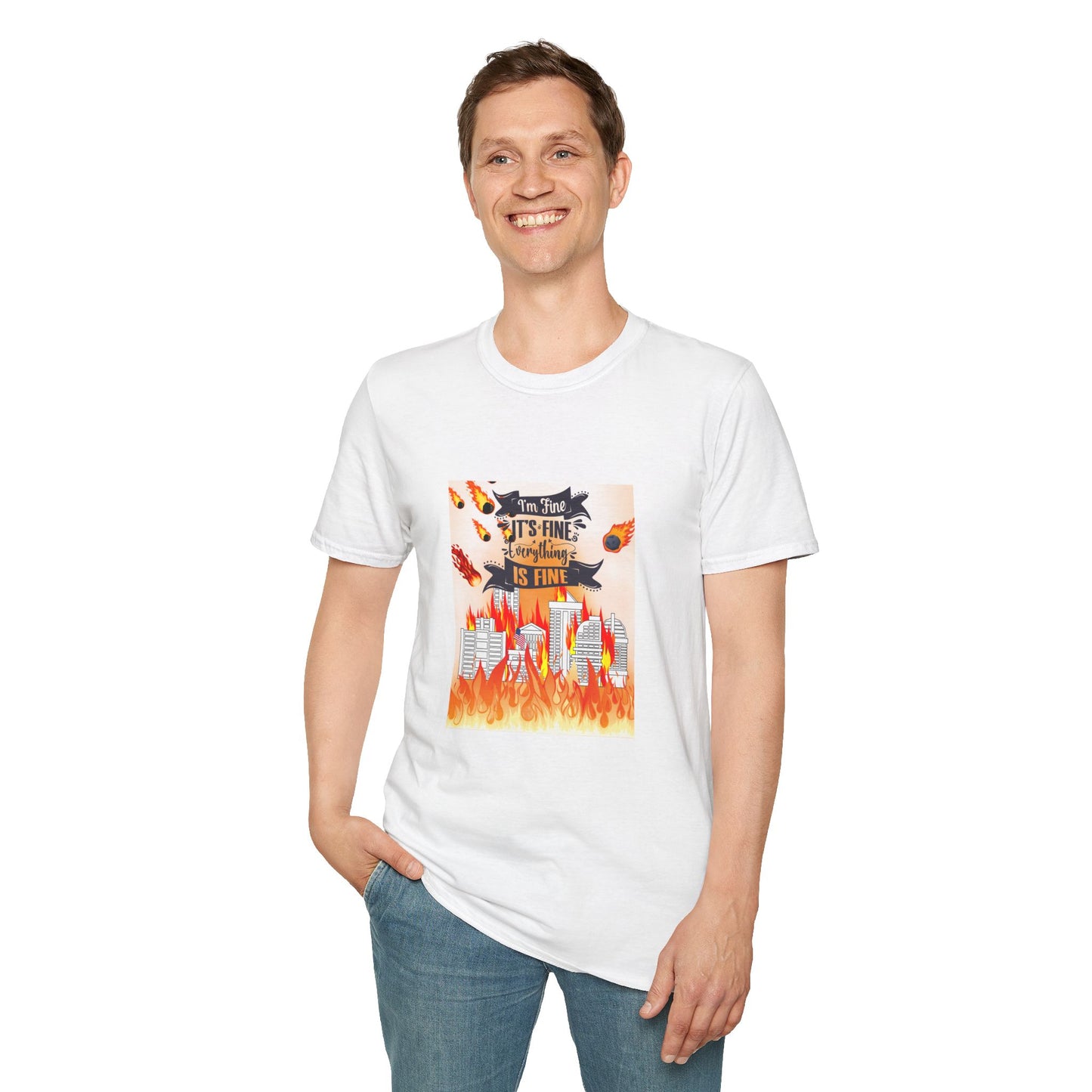 Everything's Fine Graphic Unisex T-Shirt