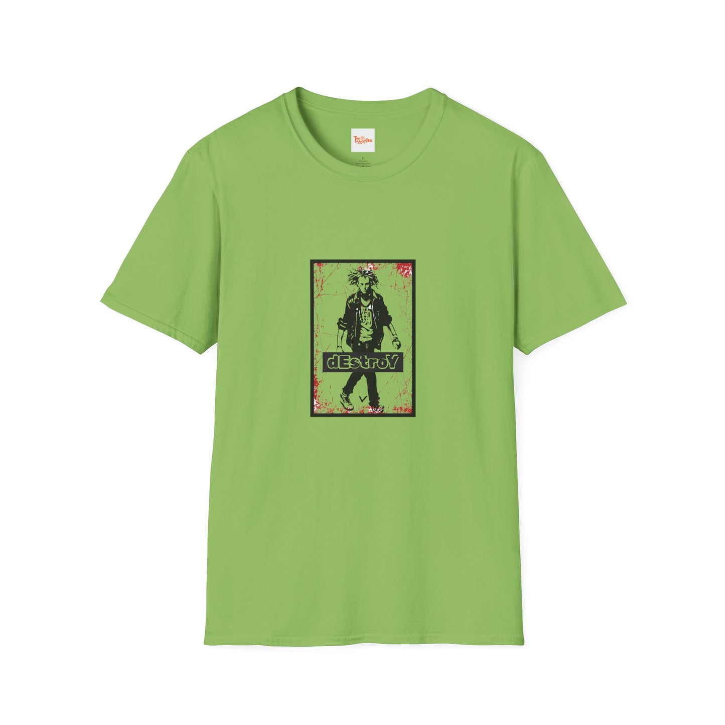 Punk Rock T-Shirt with Destroy Graphic