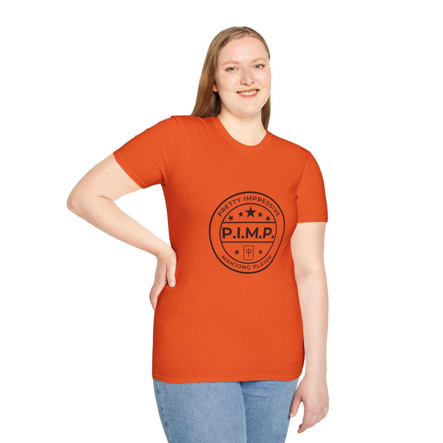Mahjong Player Unisex Softstyle T-Shirt
