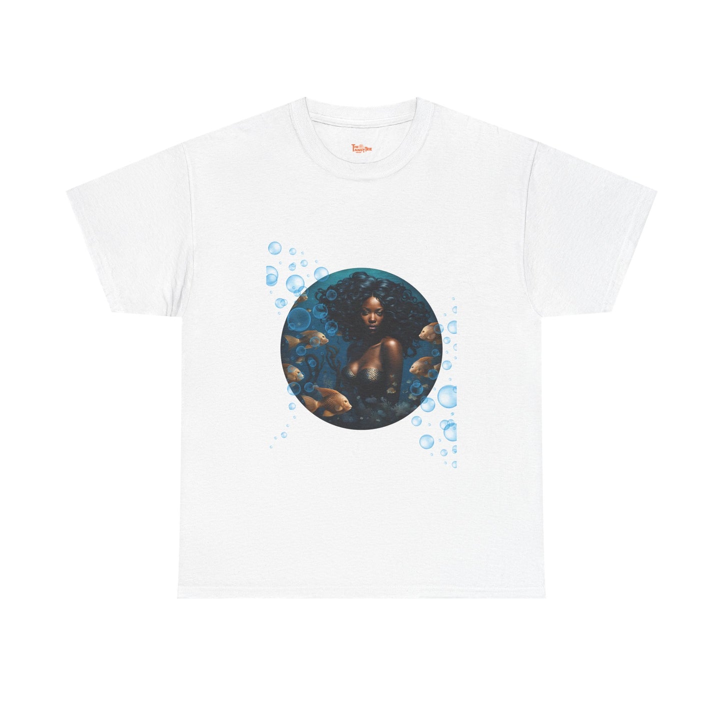 Blue Bubble Mermaid Unisex Tee