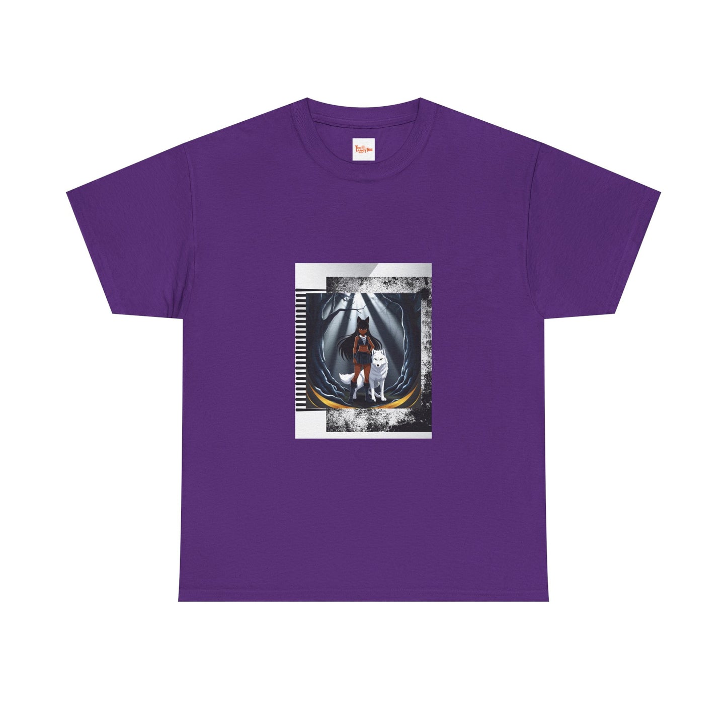 Anime Girl Wolf Tee