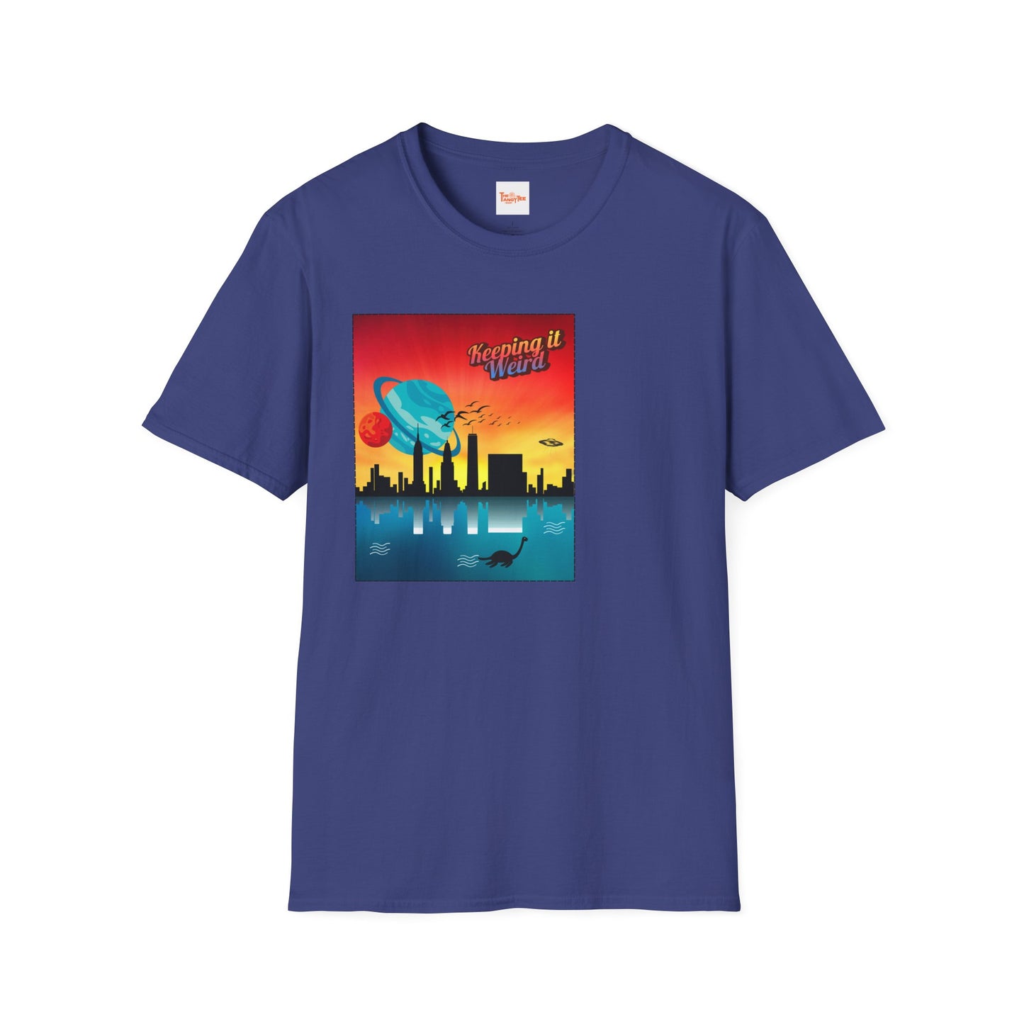 Alien City Skyline Unisex T-Shirt