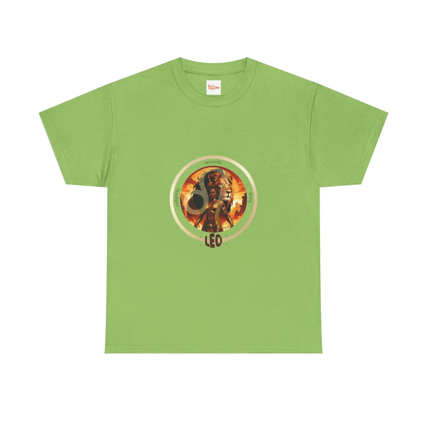 Leo Unisex Tee - Graphic of Black Woman and Lion