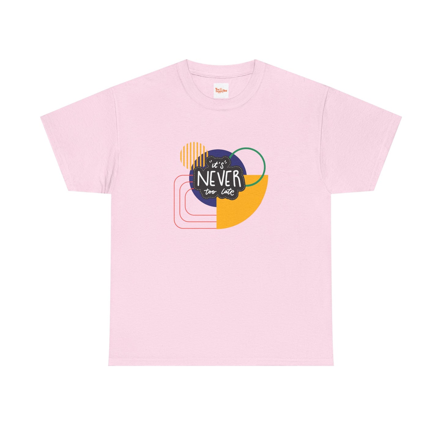 Graphic Tee - It's Never Too Late Retro Design