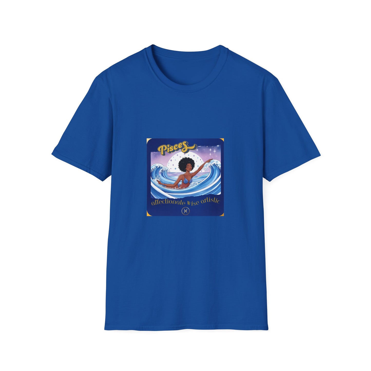Pisces Woman Ocean Graphic T-Shirt