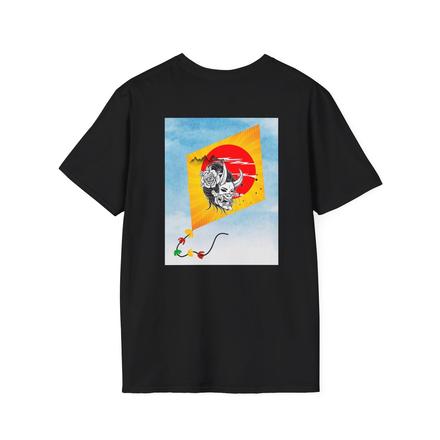 Asian Mask Kite T-Shirt