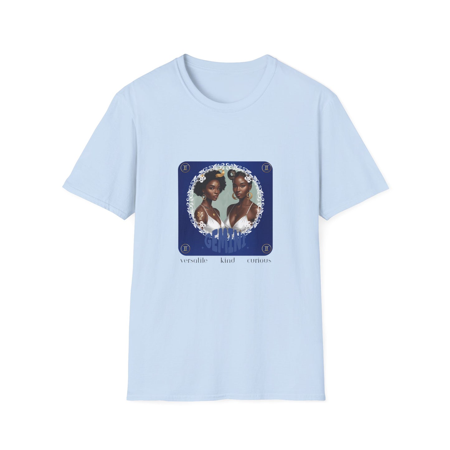 Gemini Zodiac Women's T-Shirt with Graphic Design