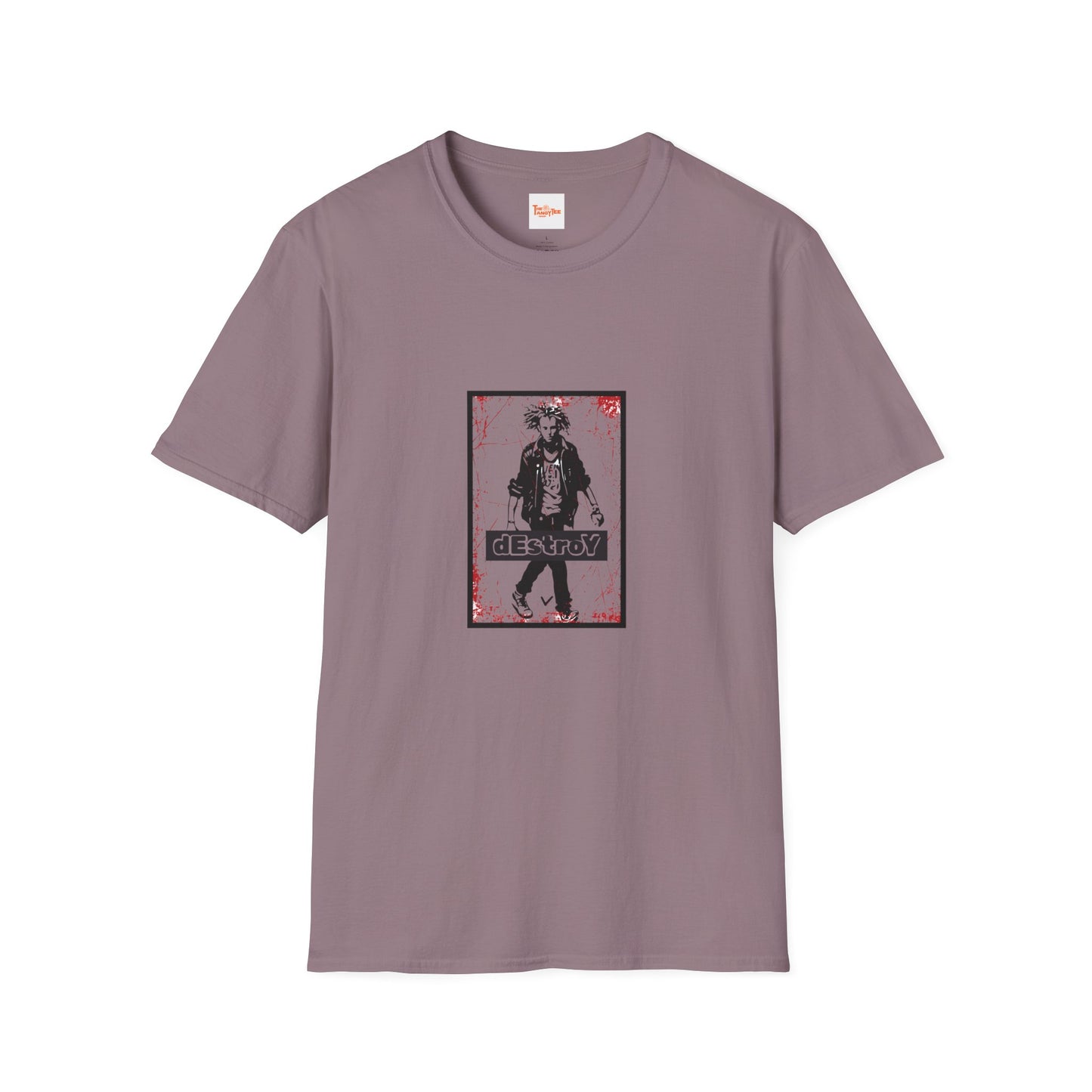 Punk Rock T-Shirt with Destroy Graphic