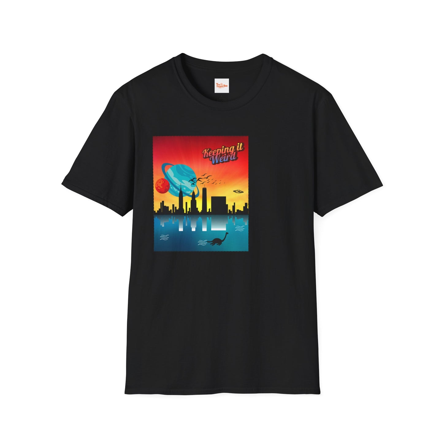 Alien City Skyline Unisex T-Shirt