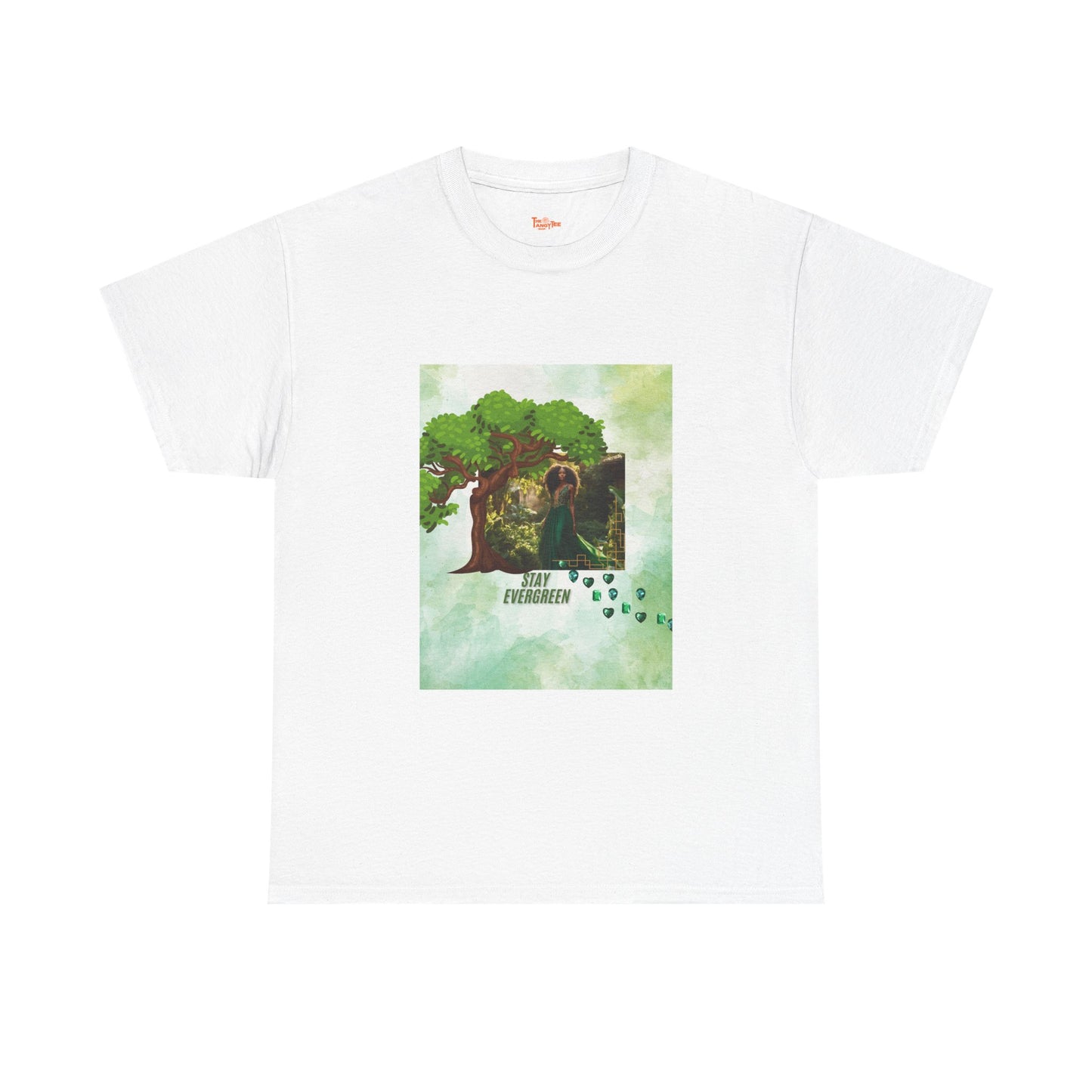 Evergreen Black Woman Tee