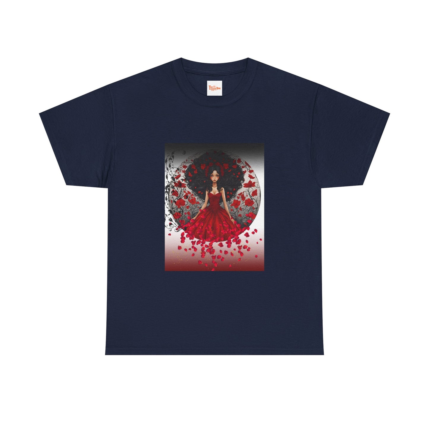 Raven-Haired Rose Unisex Tee