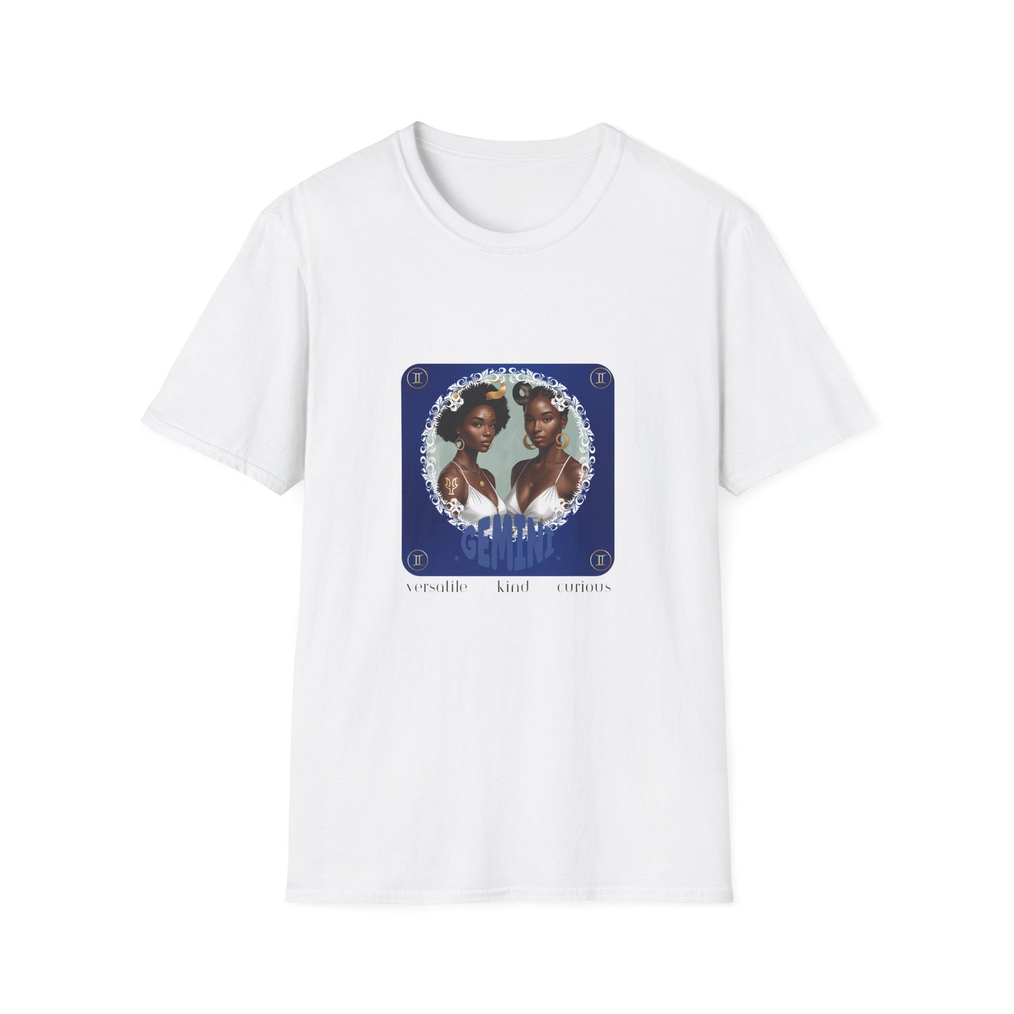 Gemini Zodiac Women's T-Shirt with Graphic Design