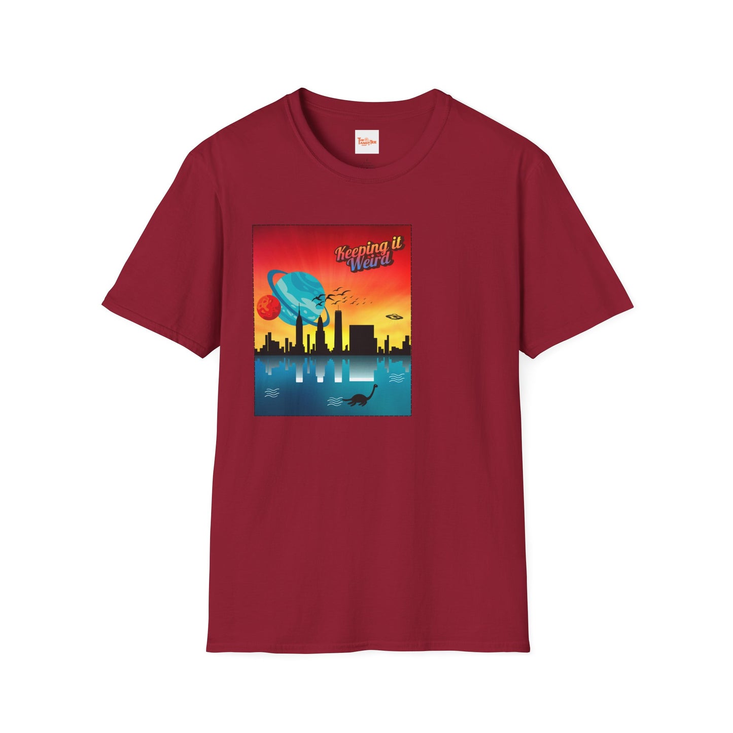 Alien City Skyline Unisex T-Shirt