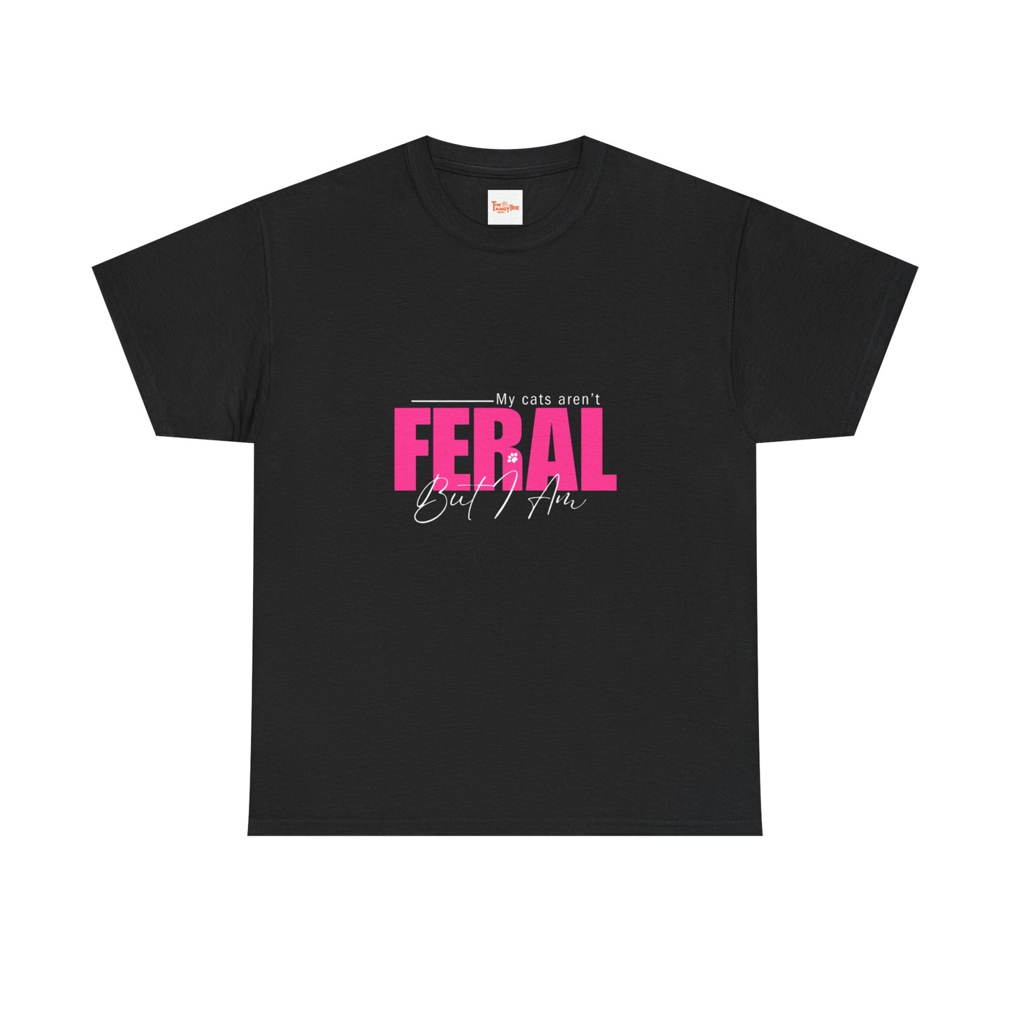 Cat Lover Graphic Tee - My Cats Aren't Feral