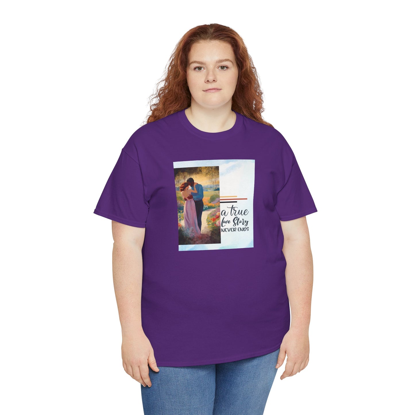 A True Love Story Never Ends Graphic Unisex Tee