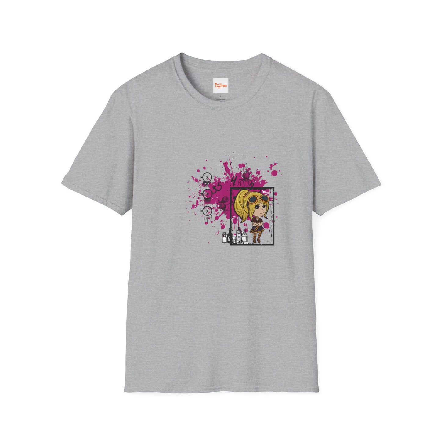 Steampunk Girl Softstyle T-Shirt