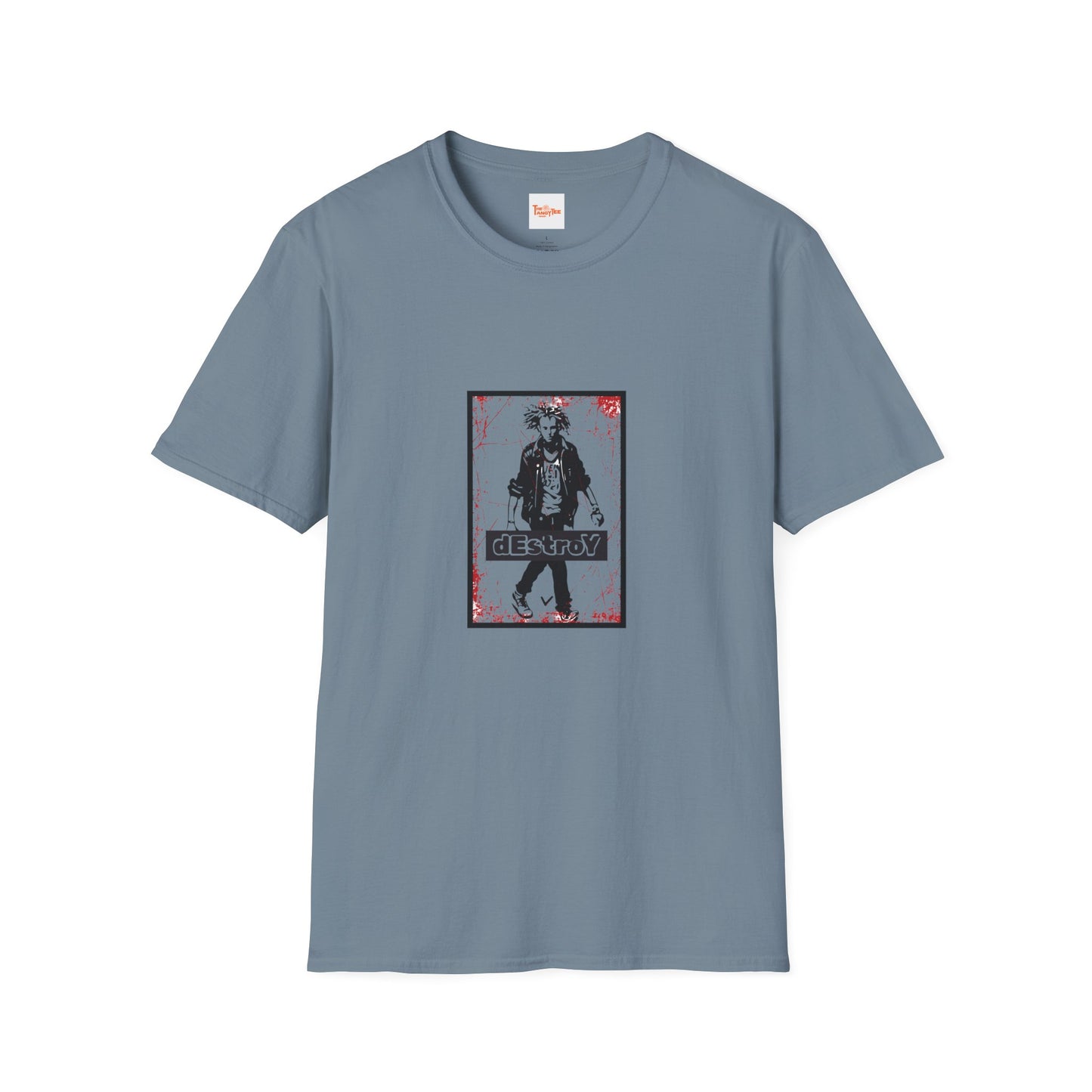 Punk Rock T-Shirt with Destroy Graphic
