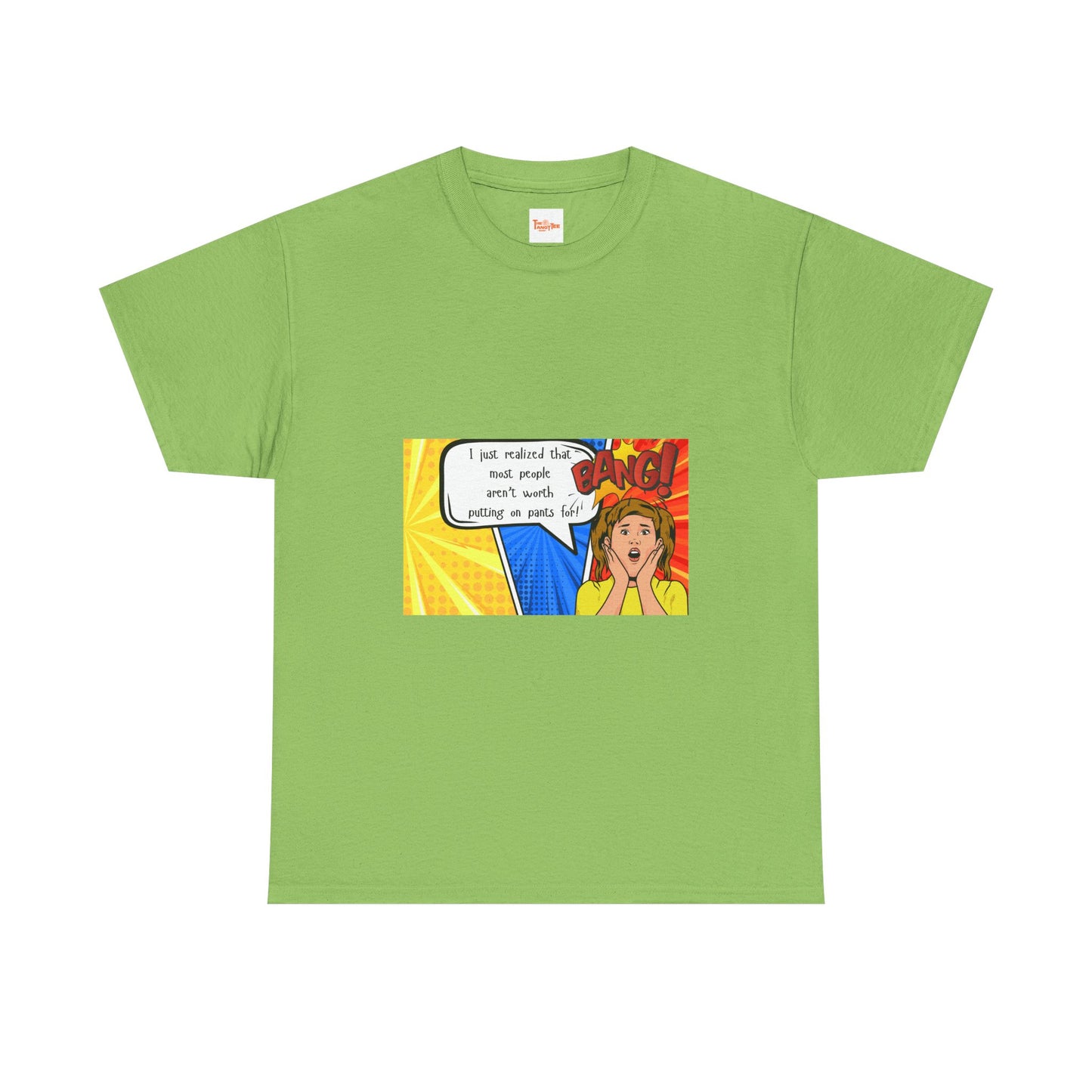 Shocked Girl Unisex Tee - I Just Realized Graphic