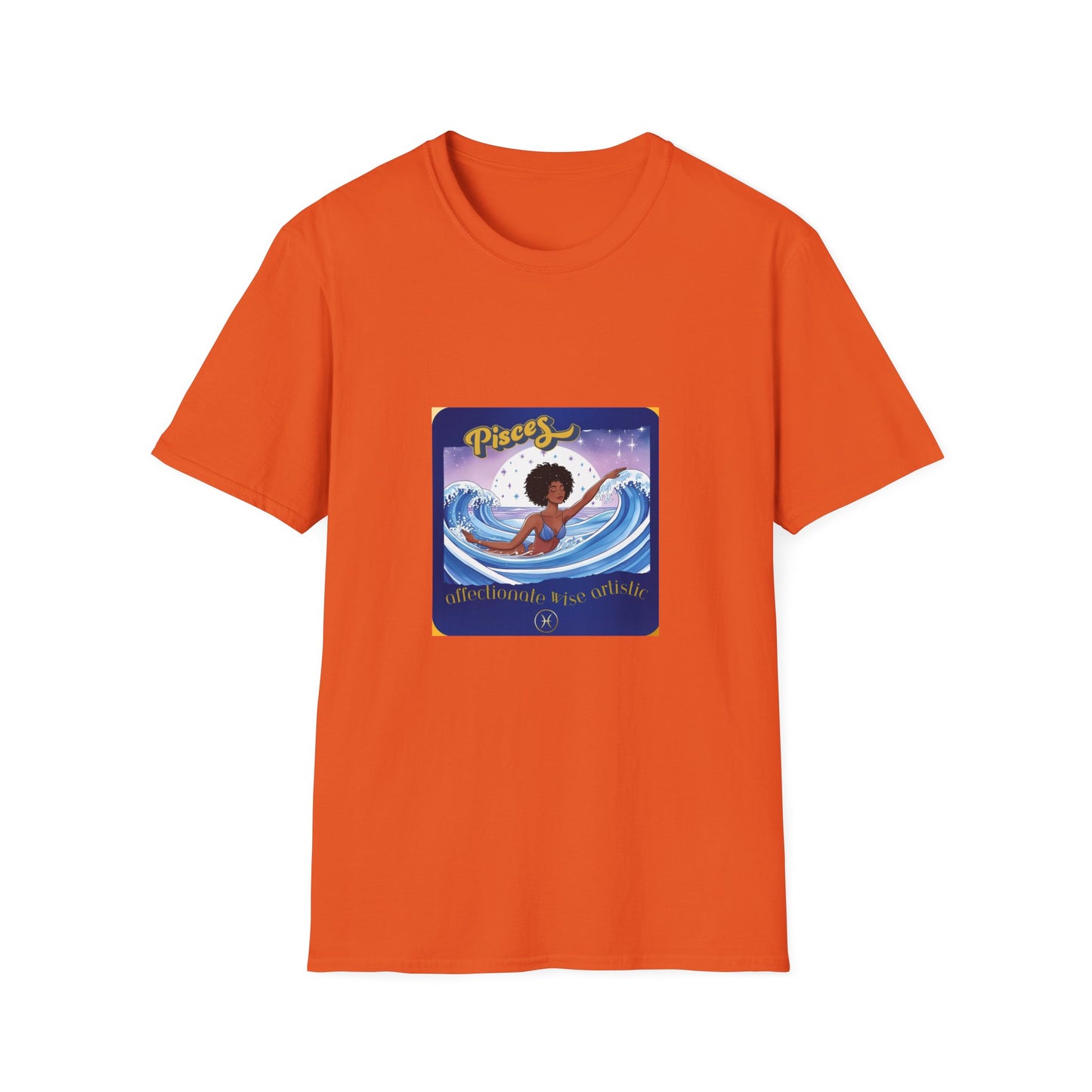 Pisces Woman Ocean Graphic T-Shirt