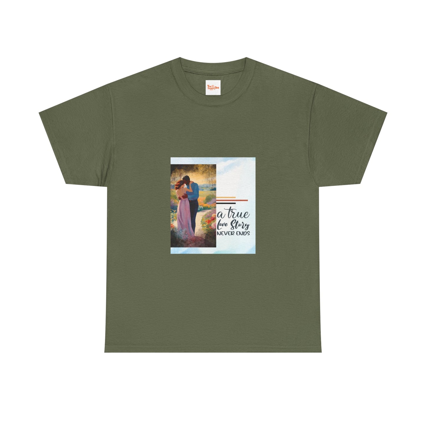 A True Love Story Never Ends Graphic Unisex Tee
