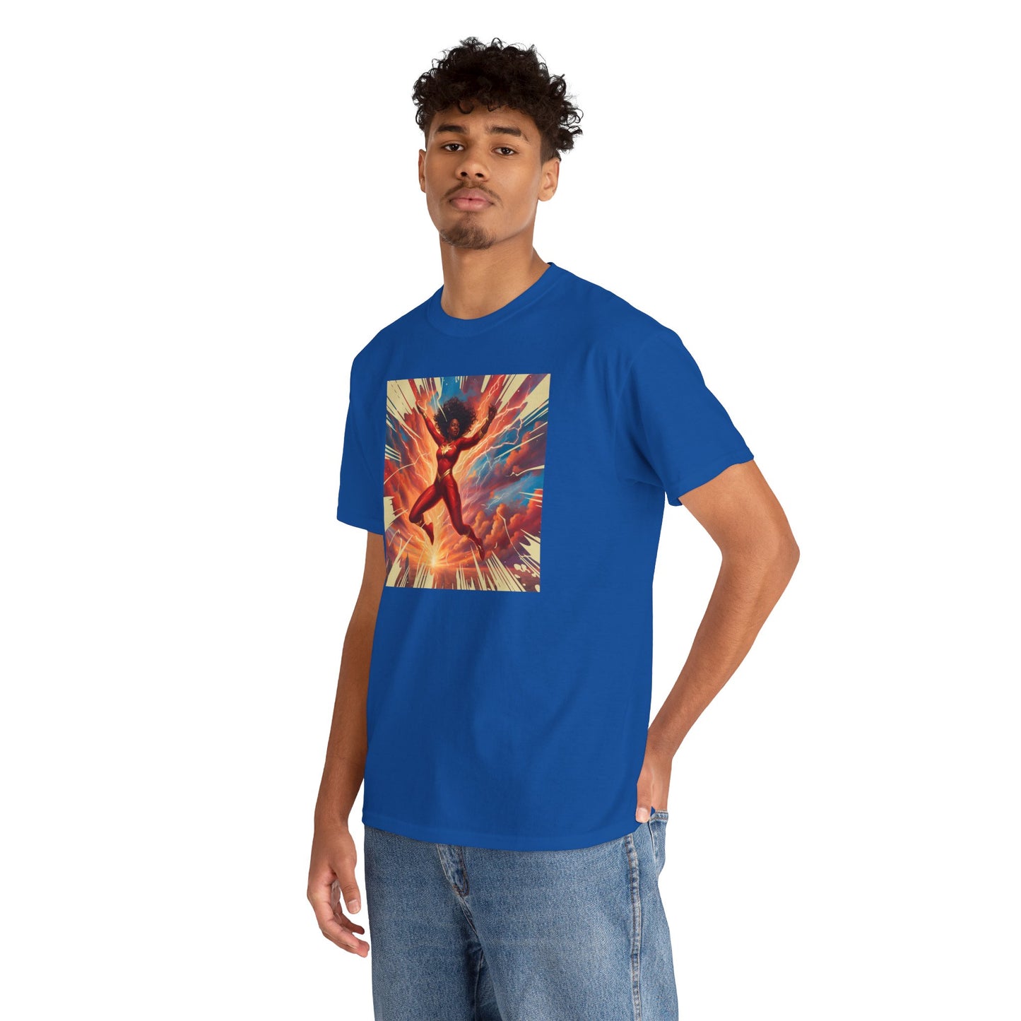 Red Superhero Graphic Tee