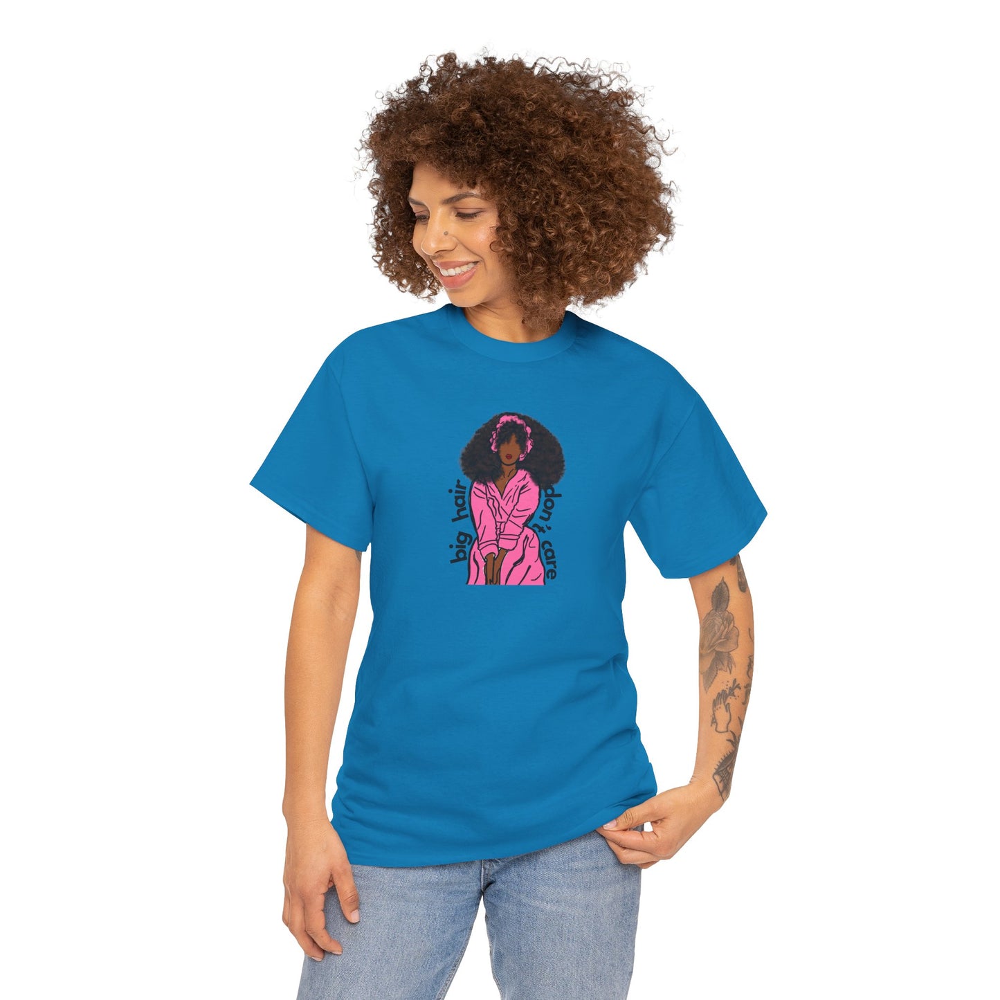 Big Hair, Don't Care Tee