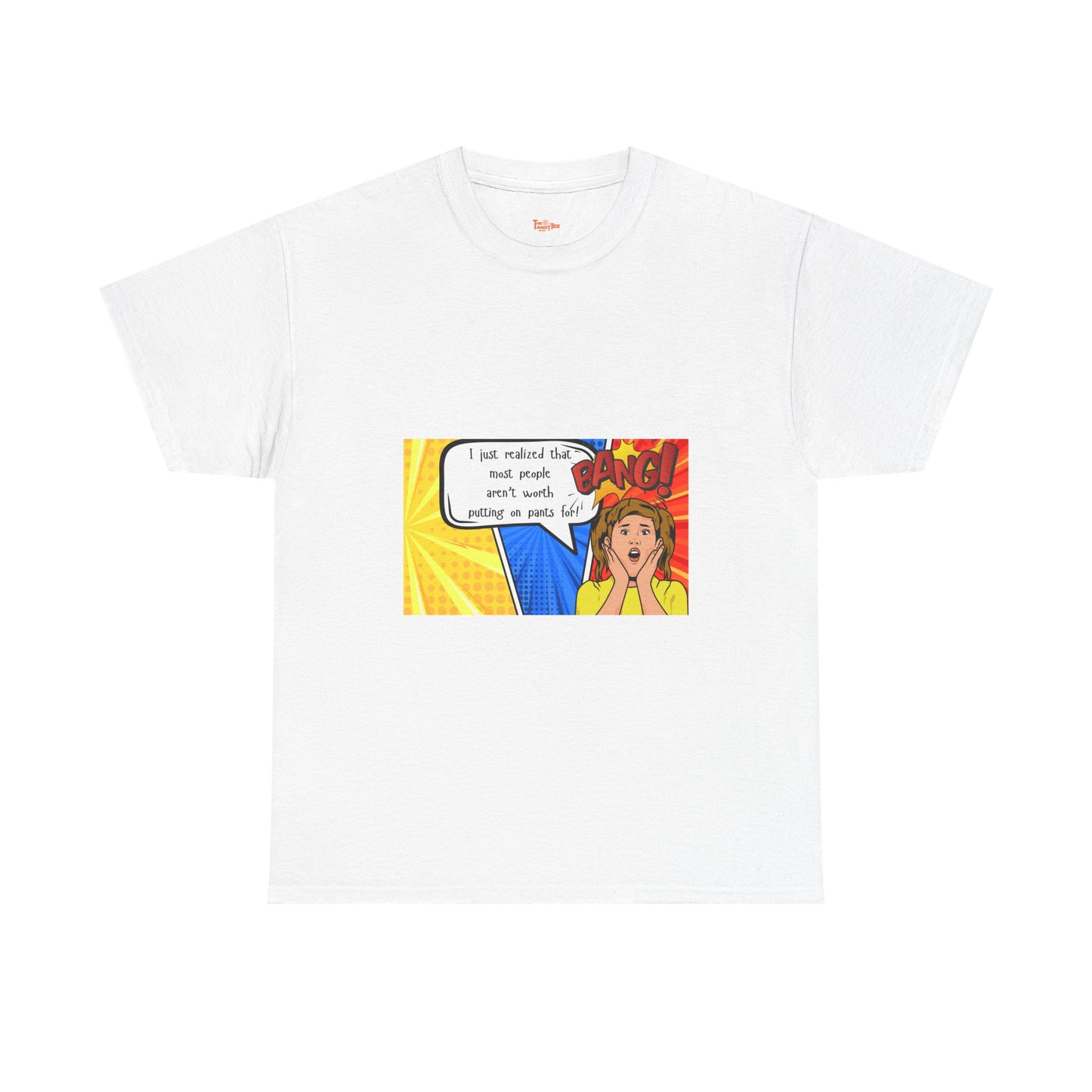 Shocked Girl Unisex Tee - I Just Realized Graphic