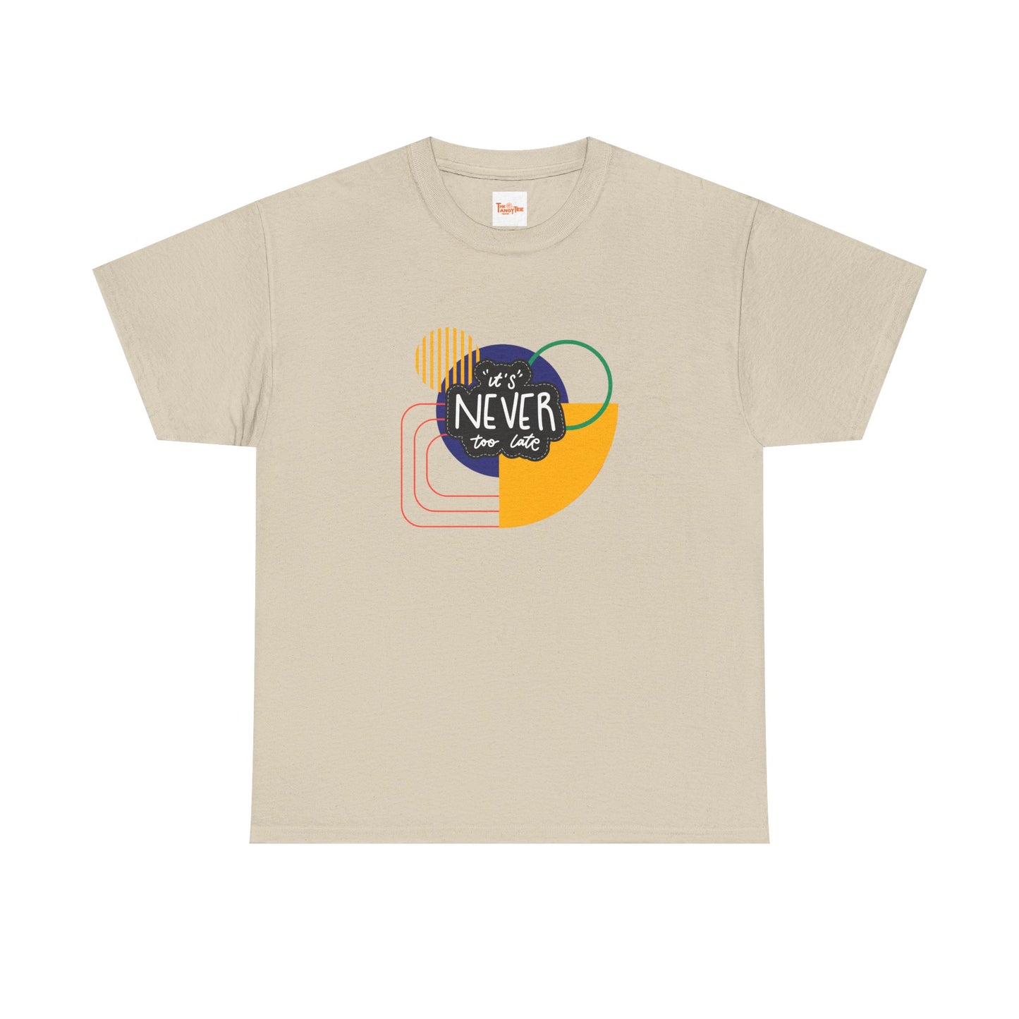 Graphic Tee - It's Never Too Late Retro Design